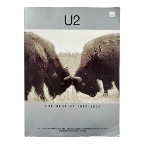 U2 The Best of 1990–2000 Guitar Tab Songbook Tablature + Lyrics - Picture 1 of 3